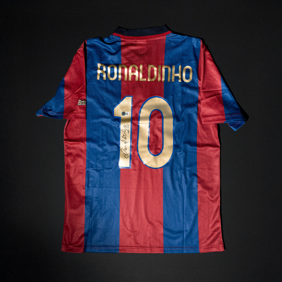 Jersey Firmado Ronaldinho - Barcelona